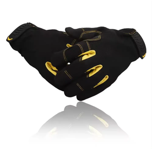 Mejor diseño Resistencia al calor Guantes mecánicos de cuero Premium Antiestático Antivibración Sin silicona Sin polvo Personalizable - Product Image 3