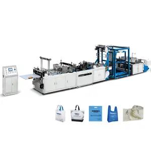 Máquina automática de fabricación de bolsas, máquina de fabricación de bolsas no tejidas, varios tipos de bolsas, fábrica de China