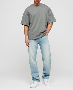 T-shirt à manches mi-longues en coton 100% confortable et respirant pour hommes américains T-shirt ample de haute qualité imprimé lourd - Product Image 6