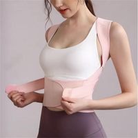 Redresseur de dos et d'épaules réglable, ceinture de soutien dorsal complète, correcteur de posture respirant pour femmes et hommes, produit populaire