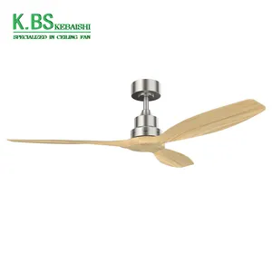 Low Profile Farmhouse Led Ceiling Fans Noiseless Ac Dc Ceiling Fan Made In China
