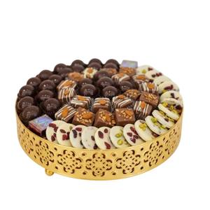 Bol de service en métal martelé, dernier design, décoration de table pour la maison, bol de service pour le chocolat, présentoir à dessert au prix le plus bas - Product Image 4