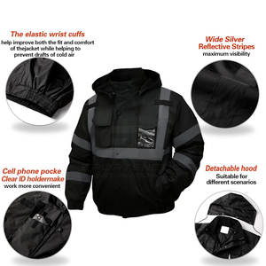 Waterproof Safety <b>Jackets</b> Windproof Protective Wear for Construction and Factory <b>Workers</b> Good Sale - Product Image 3