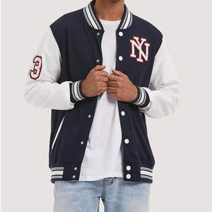 Best Supplier Men's Stand Collar Embroidered Varsity Jacket for Winter High Demand Bulk Quantity with Front Logo Position - Product Image 1