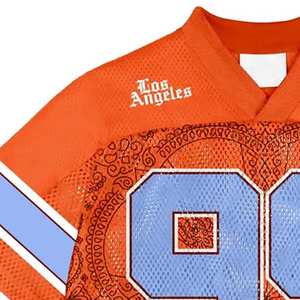 Camiseta de fútbol de gran tamaño personalizada al por mayor, camiseta de fútbol de alta calidad con su propio logotipo - Product Image 5