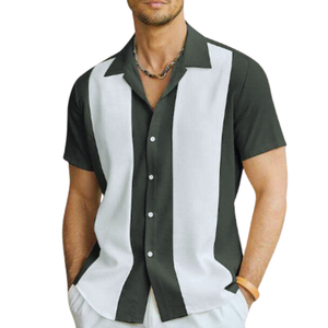 Regular Fit Woven Men's for Shirt Classic Casual Smart Casual 100% Cotton Print Anti-arrugas Comfort - Product Image 4