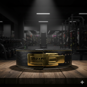 Cinturón de Gimnasio Rexfit de Cuero para Fisicoculturismo y Levantamiento de Pesas, Soporte Lumbar para Entrenamiento de Fuerza en el Gimnasio - Product Image 1