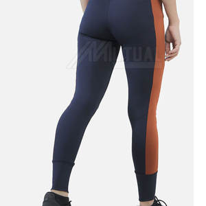 Leggings Casuales Hechos a Medida para Mujer, Cintura Alta, Color Sólido, Efecto Push-Up, Secado Rápido, Transpirables, Tejido de Punto de Spandex/Nylon, con Logotipo - Product Image 2