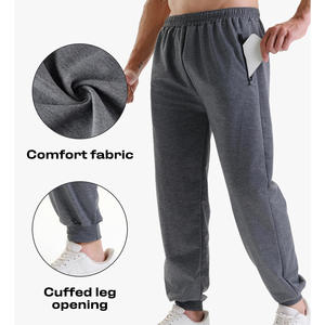 Streetwear de logo imprimé de haute qualité personnalisé 100% coton surdimensionné mode coupe ample automne pantalons de survêtement hommes pantalons - Product Image 6