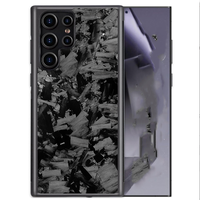 Nouvelle coque de téléphone en fibre de carbone, design sportif, antichoc, peinte aux UV, pour téléphones mobiles S25/S24/S23/S22 Ultra