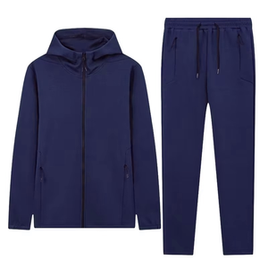 Unisex Casual Sólido Jogging Trajes Venta al por mayor Pullover Hoodies Skinny Jogger Deportes Chándal Todos los colores Ecológico Transpirable - Product Image 2