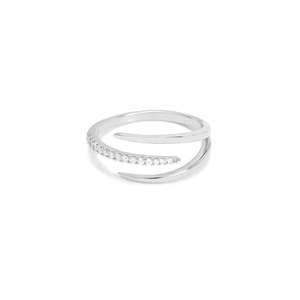 Anillo de moissanita de diseño clásico para mujer, banda de boda de compromiso de Aniversario de Plata de Ley 925 sólida, regalo para niñas - Product Image 1