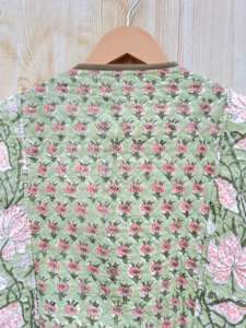 เสื้อแจ็กเก็ตผ้าฝ้ายพิมพ์ลายดอกไม้แบบกลับด้านได้สำหรับผู้หญิงเสื้อแจ็คเก็ตลำลองใส่ได้ทุกฤดู - Product Image 4