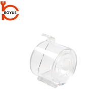 BOYUE Chine Sécurité industrielle Transparent PC Bouton poussoir Verrouillage 60mm CE Certifié 1 an de garantie