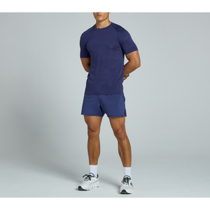 เสื้อยืดกีฬาผู้ชายแบบขายส่ง แห้งเร็ว ซับเหงื่อ เสื้อยืดออกกำลังกาย Trackstar OEM แบรนด์ส่วนตัว TSI-G05-P0264 - Product Image 1
