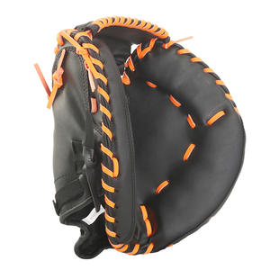 Gants de receveur en cuir véritable de qualité supérieure, logo personnalisé, gants d'équipe, nouvelle qualité supérieure, respirants, gants de baseball en gros - Product Image 4