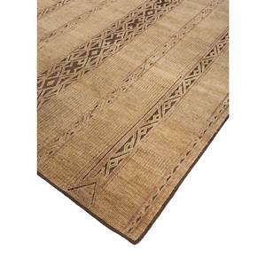 พรมไหมพรมถักมือ Jaipur Rugs รุ่น EU-Lca-1510 สีเทียมเบจและน้ำตาล ลายเรขาคณิต สำหรับห้องนั่งเล่นหรือทางเดินในบ้าน เหมาะสำหรับวัยรุ่น - Product Image 2