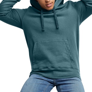 Hoodie décontracté d'hiver épais délavé à l'acide, style urbain, avec logo personnalisé, broderie 3D et impression en relief, délavage à la pierre, uni, tricoté pour femme 2026 - Product Image 2