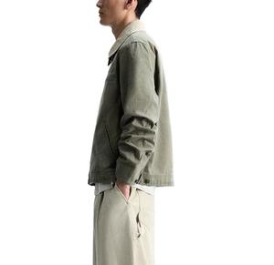 Veste denim personnalisée de haute qualité 280gsm 100% coton vieilli Vintage printemps épais manteau lourd broderie pour hommes - Product Image 3