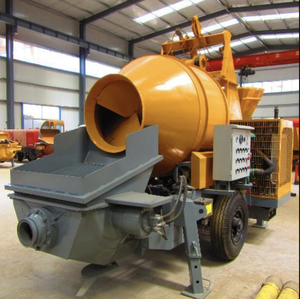 Bétonnière diesel économique de 30 mètres cubes par heure avec pompe à béton à vendre - Product Image 1