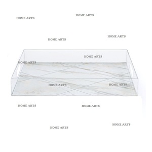 Plateau de service de nourriture en acrylique avec plateau à dessert de dates de forme rectangulaire de la plus haute qualité à un prix abordable - Product Image 6