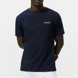 Camiseta Premium de Buena Calidad para Hombre, Personaliza Tu Propio Logotipo, Manga Corta, Talla Grande, Colección de Verano - Product Image 1
