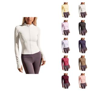 Top de Yoga Personalizado Transpirable de Spandex/Nailon, Talla Grande, Chaquetas de Fitness para Mujer, Ajuste Elástico, Ropa Deportiva Cómoda para Gimnasio - Product Image 3