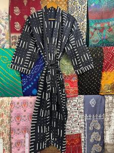 Kimono largo de gran tamaño para mujer, ropa de dormir de verano, albornoz, ropa de salón sostenible para Vacaciones y Vacaciones - Product Image 5