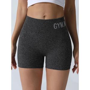 Pantalones cortos de cintura alta para mujer, pantalones cortos de verano para mujer, Color sólido, con cordón, dos bolsillos, pantalones cortos deportivos para mujer - Product Image 2