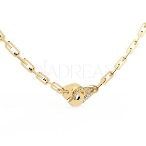 Collier élégant en argent sterling 925 avec diamants Moissanite Cadeau fantaisie pour femme pour fiançailles, mariage ou fête spéciale - Product Image 4