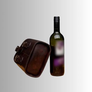 Premium Genuine Leather <b>Wine</b> <b>Bag</b> for Double Bottles Stylish, Durable & Elegant <b>Wine</b> Carrier Perfect for Gifting & Travel - Product Image 5