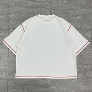 High Quality Custom DTG Printed Graphic Heavyweight Oversized Boxy Stand Collar ODM Men's <b>T</b>-<b>Shirts</b> with Reverse <b>Stitching</b> - Product Image 2