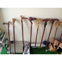 Canne de marche en bois sculptée à la main de qualité supérieure avec motifs animaliers, accessoire pour aider les hommes âgés dans les activités de plein air