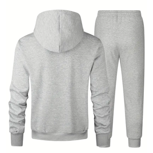 Vente en Gros Hommes Personnalisable Couleur Design Fermeture à Cordon Polyester/Coton Survêtement Sportswear Vendeur Ensemble Coupe-Vent - Product Image 4