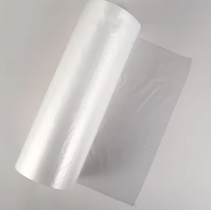 Rouleau de sacs plats transparents perforés en plastique pour légumes, idéal pour la laitue et les raisins, emballage pour supermarchés - Product Image 6