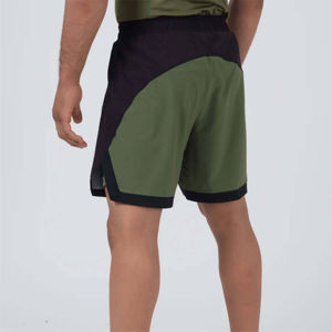 Pantalones cortos de entrenamiento atlético para hombre a precio barato, estilo informal de patrón sólido para entrenamientos de gimnasio para correr al aire libre - Product Image 5