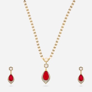 Zircon Necklace 189196 Elegant <b>Wedding</b> <b>Accessory</b> with Dazzling Zircon Stones - Product Image 1