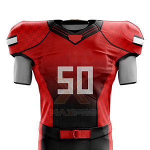 High Grade Solid Color American Football Uniform 100% Polyester Team American Football Uniform - Product Image 3