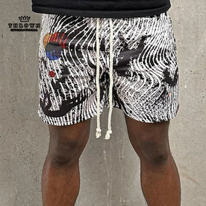 Colección 2024, Shorts de Playa Unisex, Estilo Urbano, 100% Algodón Ecológico, Secado Rápido, Personalizables, Cómodos, Venta al Por Mayor - Product Image 2