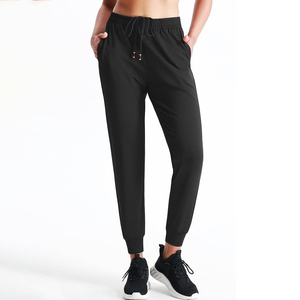 Pantalons de survêtement pour femmes à prix d'usine, coupe décontractée avec poignets à la cheville côtelés et poches latérales, OEM et ODM disponibles - Product Image 4