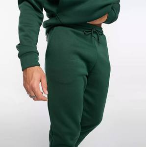 Chándal de algodón con cremallera GSM 500 100% para hombre, soporte único, nuevo cierre con cordón, calidez de invierno, conjuntos transpirables de ajuste cómodo - Product Image 3