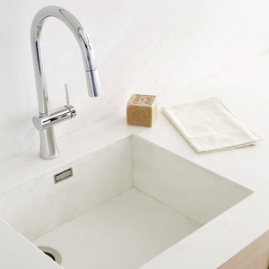 Hic Thạch Anh Chất lượng tốt nhất thiết kế hiện đại màu trắng tinh khiết Đá Nhân Tạo slab thiết kế nhà bếp bằng đá cẩm thạch bàn 5 + năm bảo hành - Product Image 4