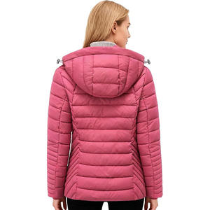 Chaqueta de Invierno Acolchada para Mujer, Moderna y a la Moda, Tejido Transpirable, Resistente al Viento, Aislante - Product Image 4
