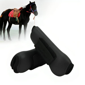 Bottes de brossage en néoprène pour chevaux, bottes de protection des jambes, bandages de sécurité pour chevaux, respirants, équipement équestre, équipement vétérinaire équin - Product Image 6