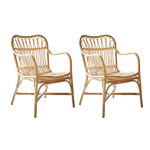 Silla duradera de ratán natural Decoración del hogar Materiales naturales Silla de comedor ecológica Hecho en Vietnam Durable al por mayor - Product Image 1