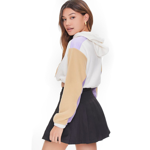 Sudadera con Capucha Corta Extra Grande Personalizable para Mujer, Informal de Invierno, Tejida, OEM, Venta al por Mayor, Muestra Gratuita, Impermeable y Transpirable - Product Image 4
