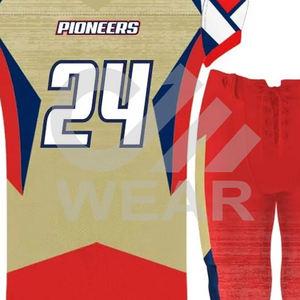 Meilleures ventes, uniforme de football américain pour hommes, vente en gros d'uniforme de football américain pour jeunes, uniforme de football américain bon marché - Product Image 4