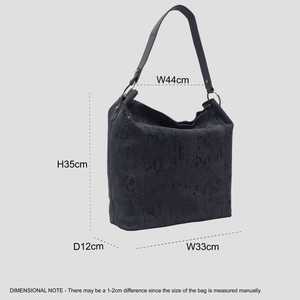 Bolso de mano de cuero genuino con estampado de serpiente pitón suave y suntuoso de alta calidad - Product Image 3