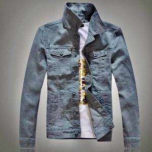 Chaqueta vaquera para hombre de diseño de alta calidad, chaqueta vaquera elástica suave de diseño personalizado al por mayor para hombre - Product Image 6