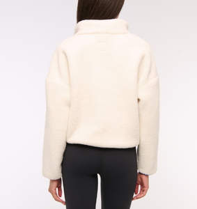 Sudaderas con capucha de algodón de alta demanda para mujer, sudaderas con media cremallera de fábrica con logotipo personalizado y cuello simulado lavado y bordado para mujer - Product Image 5